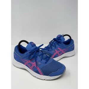 Asics Shoes Gel-Contend 5 Casual Running Blue/Pink 1014A049 Womens Size 6